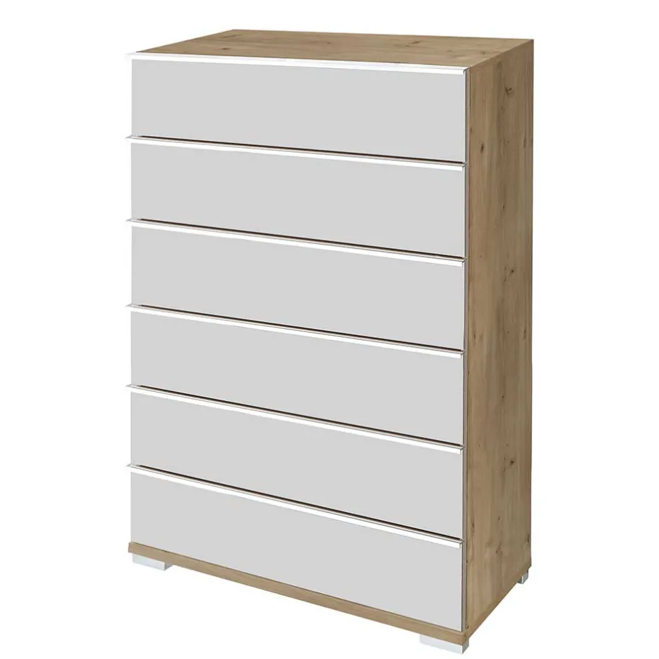 Flurkommoden|Schlafzimmerkommoden*Pharao24 120 cm hohe Kommode Waluva