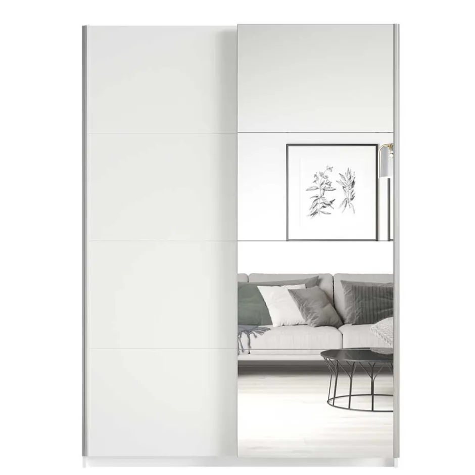 Kleiderschränke|Schlafzimmerschränke*Pharao24 150 cm Schiebetürenschrank Mezzo