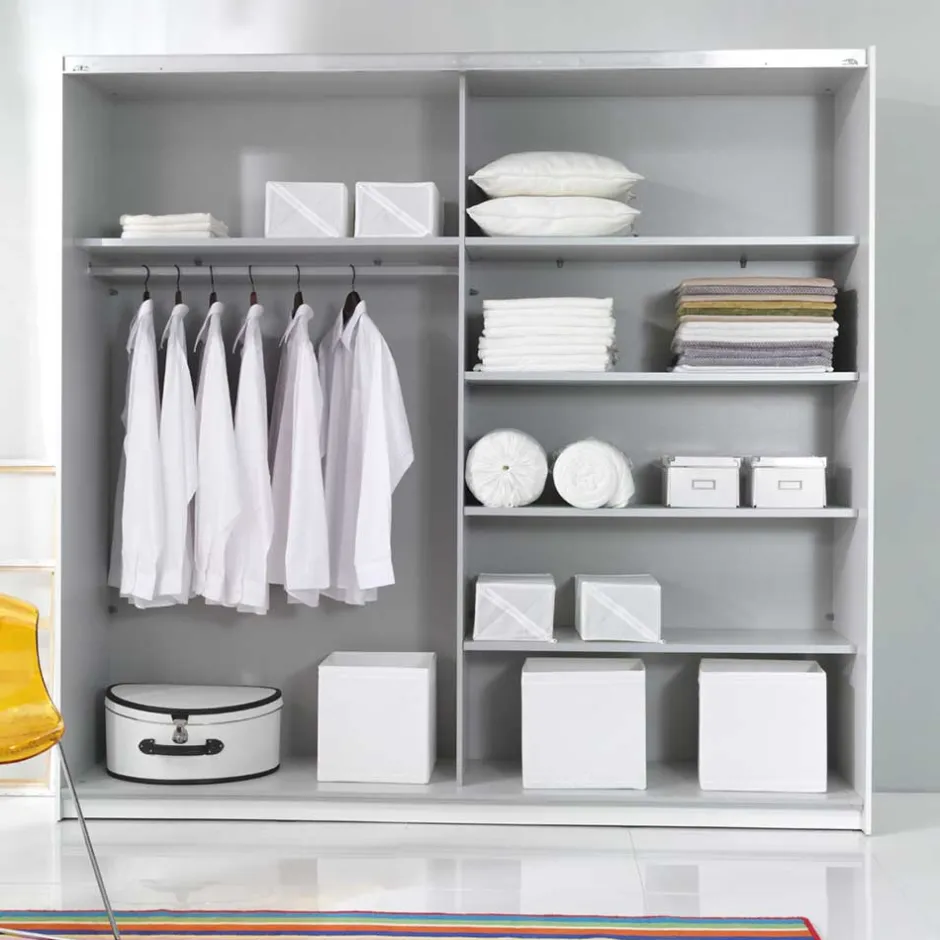 Pharao24 180 cm Schwebetuerenschrank Mezzo> Jugendkleiderschrank|Schiebetürenschränke