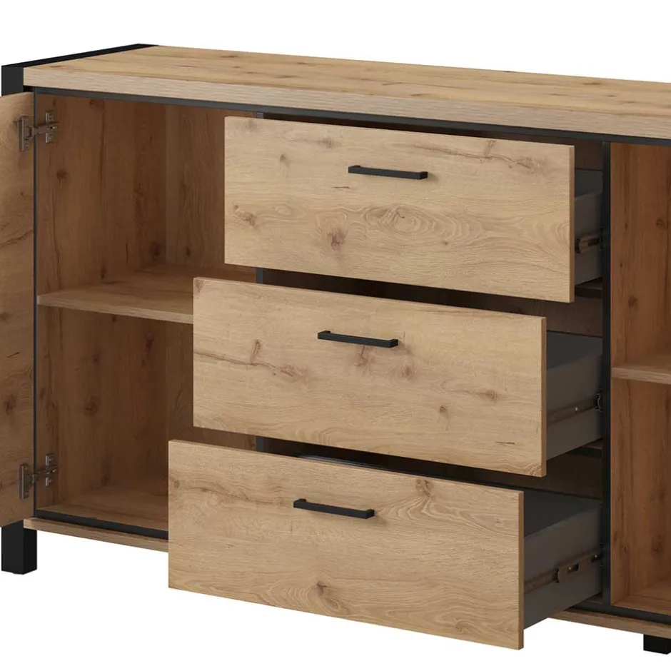 Küchenkommode|Esszimmerkommoden*Pharao24 180 cm Sideboard Foxxy
