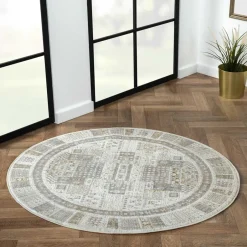 Teppiche*Pharao24 120 cm Teppich rund Ackora