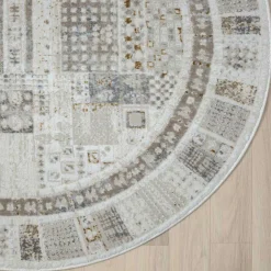 Teppiche*Pharao24 120 cm Teppich rund Ackora