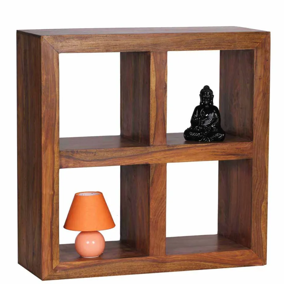 Pharao24 4 Fächer Regal Arendal> Wohnzimmerregale|Bücherregale