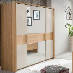 Drehtürenschränke|Massivholz Kleiderschränke*Pharao24 4 türiger Drehtürschrank Veyfas