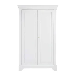 Pharao24 Abschließbarer Kleiderschrank Rioja> Massivholzmöbel|Drehtürenschränke