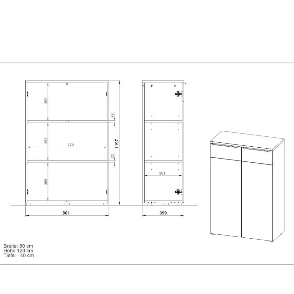 Pharao24 Aktenschrank Sanu> Büroschränke|Aktenschränke