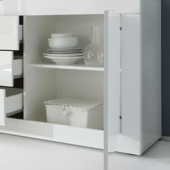 Moderne Wohnwände|Hochglanz Wohnwände*Pharao24 Anbauwand Deconda