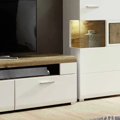 Moderne Wohnwände*Pharao24 Anbauwand Drucana