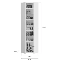Garderobensets*Pharao24 Anbauwand Garderobe Ridonner