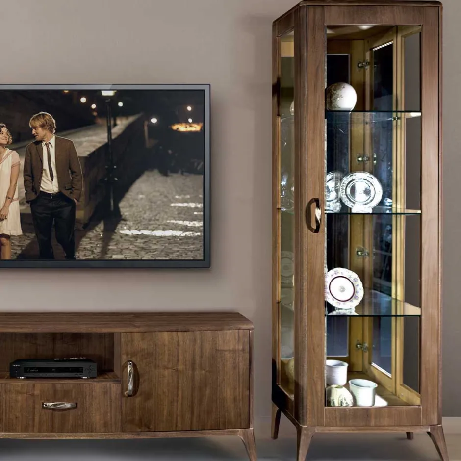 Massivholz Wohnwände*Pharao24 Anbauwand Milena