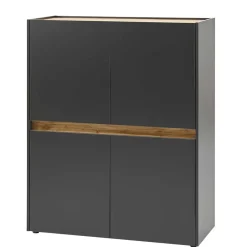 Moderne Wohnwände|Wohnwand 350 Cm*Pharao24 Anbauwand mit Schreibplatz Uzniana