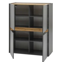 Moderne Wohnwände|Wohnwand 350 Cm*Pharao24 Anbauwand mit Schreibplatz Uzniana