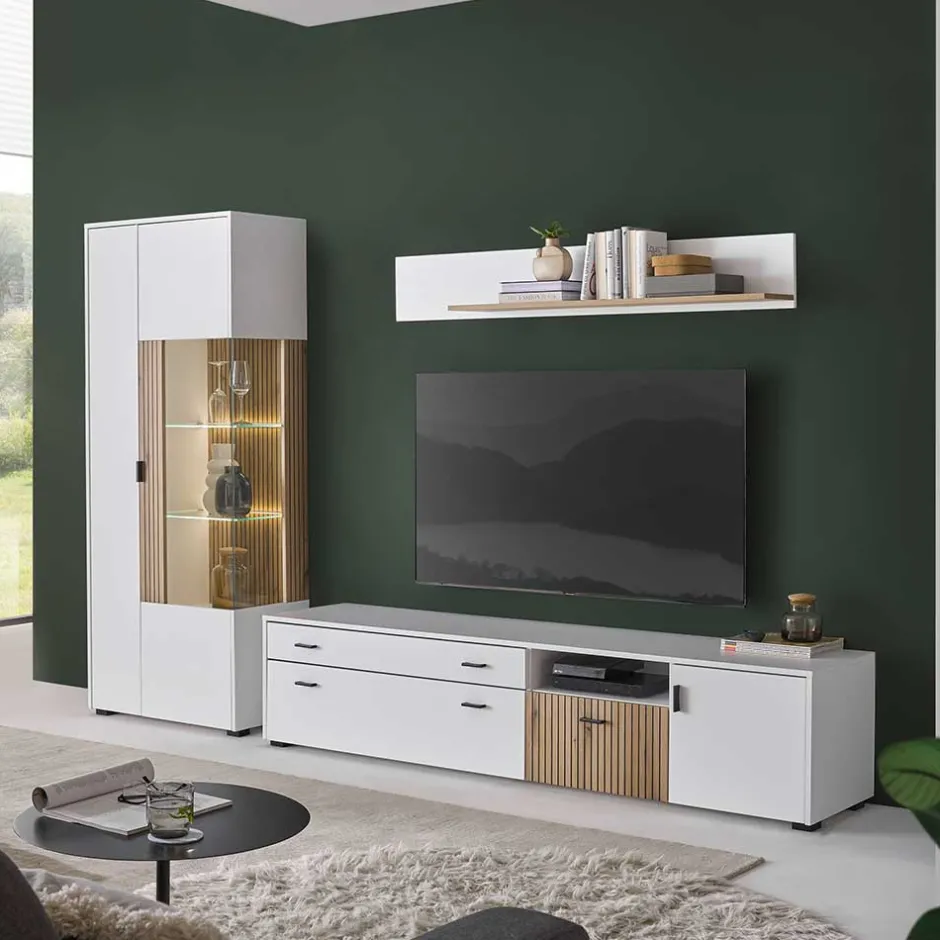 Moderne Wohnwände*Pharao24 Anbauwand Saladd