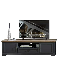 Wohnwand 300 Cm*Pharao24 Anbauwand Valgura