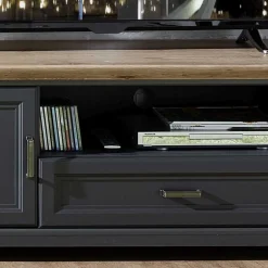 Wohnwand 300 Cm*Pharao24 Anbauwand Valgura