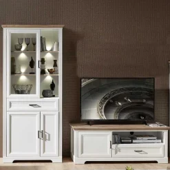 Wohnwand 250 Cm*Pharao24 Anbauwand Vronata