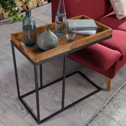 Beistelltische|Massivholztische*Pharao24 Anstelltisch Adrionata