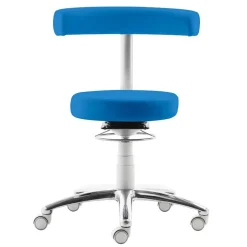 Pharao24 Arbeitshocker mit Lehne Zirastino> Sitzhocker