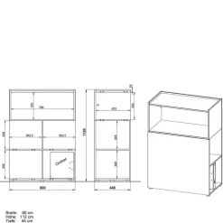 Büromöbel Sets*Pharao24 Arbeitszimmermöbel Kalastania