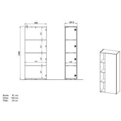 Pharao24 Arbeitszimmermöbel Set Sinnabra><noscript><img width=