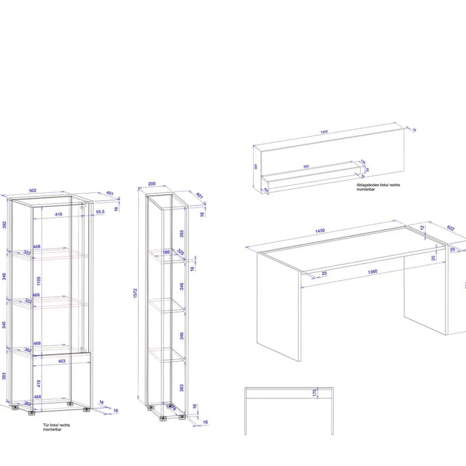 Pharao24 Arbeitszimmermoebel Uzniana> Büromöbel Sets