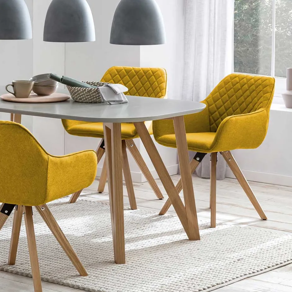 Pharao24 Armlehnen Esstischstühle Jusic> Polsterstühle|Armlehnstühle