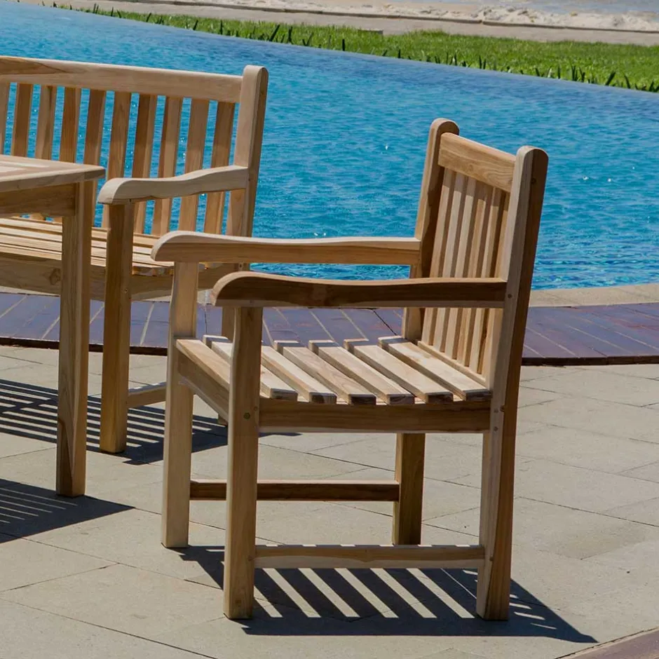 Gartenmöbel*Pharao24 Armlehnenstuhl Spadarius