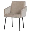 Polsterstühle|Armlehnstühle*Pharao24 Armlehner Beige-Grau Volgan