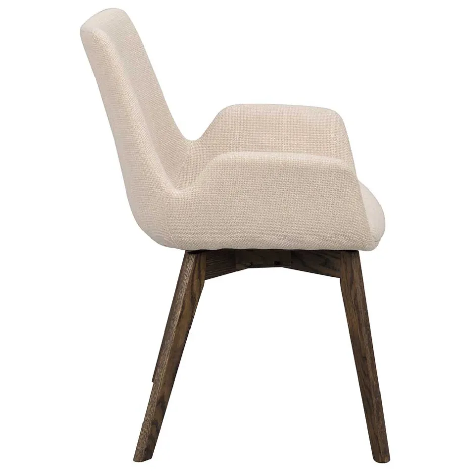 Pharao24 Armlehnstühle Beige Mutonios> Küchenstühle|Esszimmerstühle