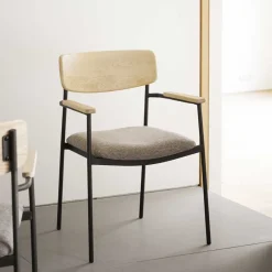 Massivholz Stühle*Pharao24 Armlehnstuhl Calbilan