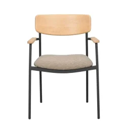 Massivholz Stühle*Pharao24 Armlehnstuhl Calbilan