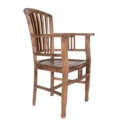 Massivholz Stühle*Pharao24 Armlehnstuhl Goyas