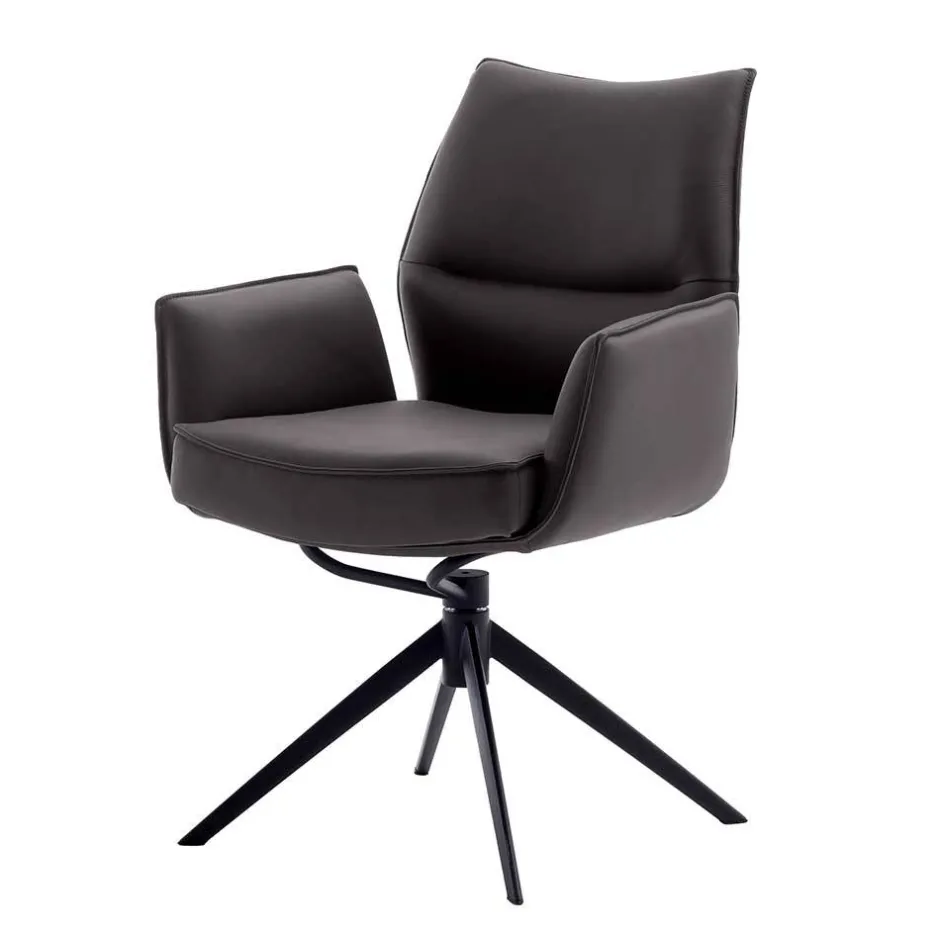 Lederstühle|Esszimmersessel*Pharao24 Armlehnstuhl Nashville