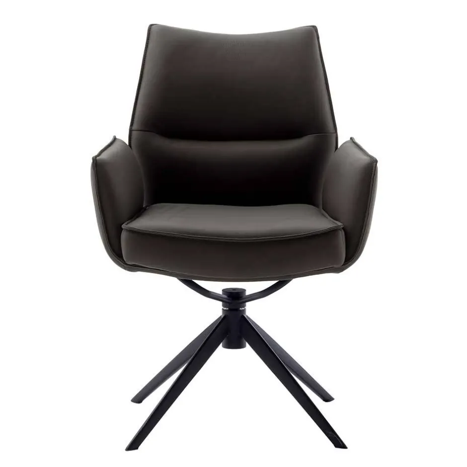 Lederstühle|Esszimmersessel*Pharao24 Armlehnstuhl Nashville