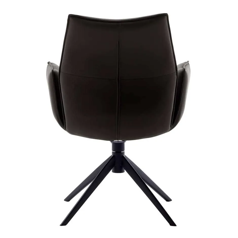 Lederstühle|Esszimmersessel*Pharao24 Armlehnstuhl Nashville