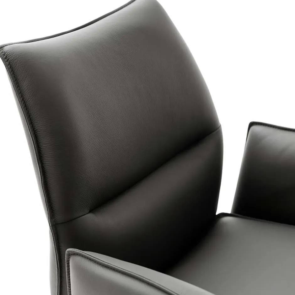 Lederstühle|Esszimmersessel*Pharao24 Armlehnstuhl Nashville