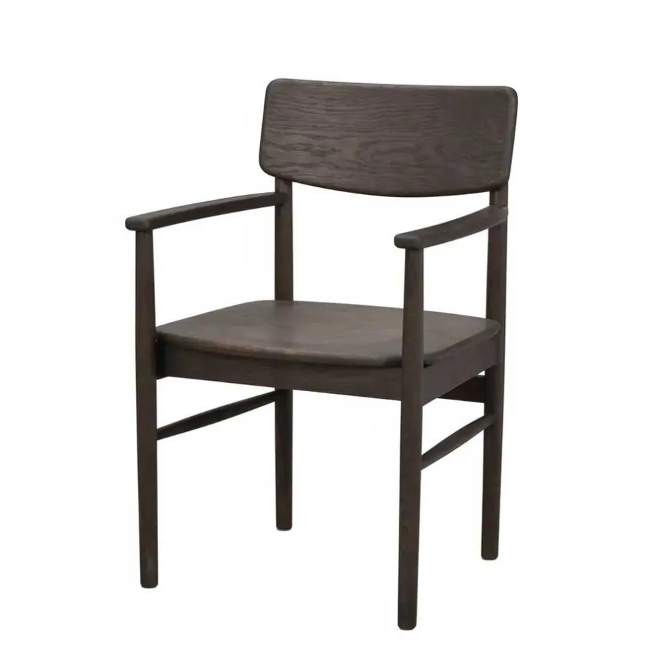 Massivholz Stühle*Pharao24 Armlehnstuhl Walentina