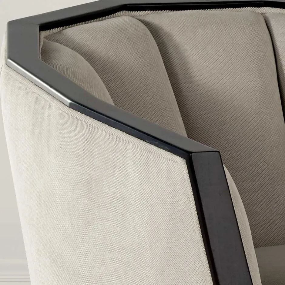 Pharao24 Art Deco Stil Sessel Diziana> Polstermöbel|Wohnzimmer Sessel