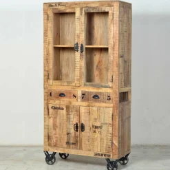 Vitrinenschrank|Wohnzimmervitrinen*Pharao24 Ausgefallene Vitrine Brave