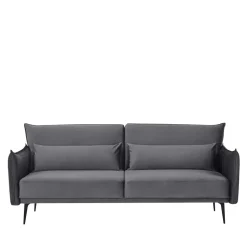 Pharao24 Ausklappbares Sofa Samt Calexia> 3 Sitzer Sofa|Schlafsofas