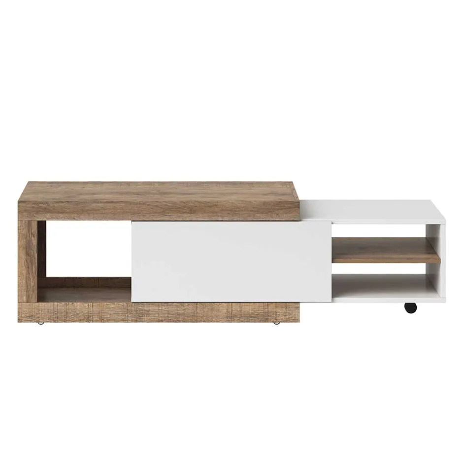 Pharao24 Ausziehbarer Couchtisch Prismo> Wohnzimmertisch|Couchtische