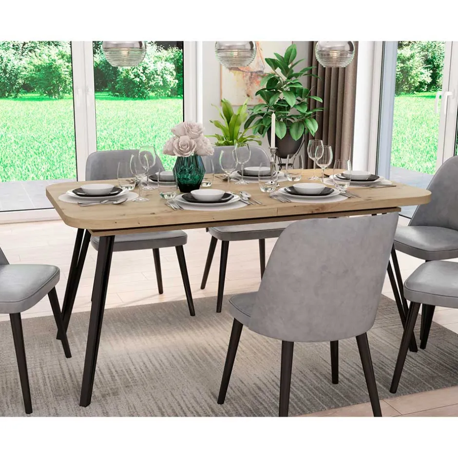 Pharao24 Ausziehtisch Ailuno> Küchentisch|Ausziehtische