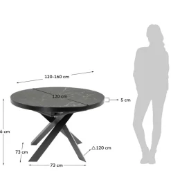 Glastische|Ausziehtische*Pharao24 Ausziehtisch Patasano
