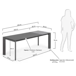 Küchentisch|Glastische*Pharao24 Ausziehtisch Pogados