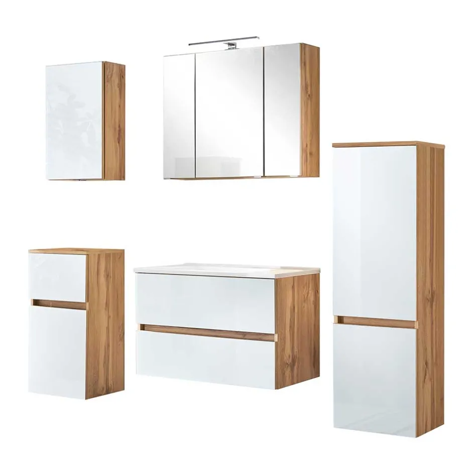 Badmöbel Sets*Pharao24 Bad Einrichtungsset Bradoss