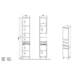 Pharao24 Bad Hochschrank Abiona><noscript><img width=