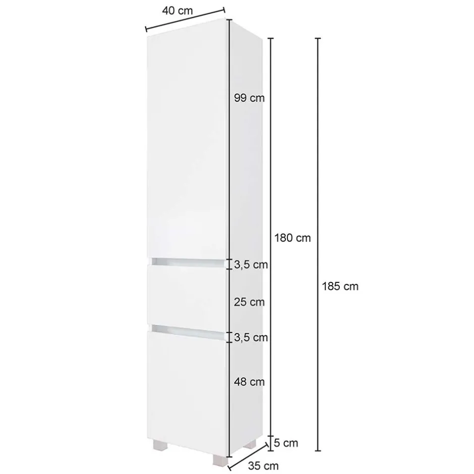 Bad Hochschränke*Pharao24 Bad Hochschrank Curdinan