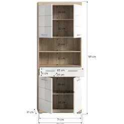 Bad Hochschränke*Pharao24 Bad Hochschrank Kwesina
