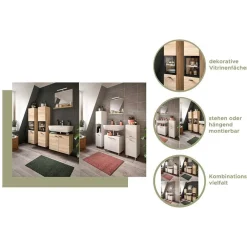 Bad Hochschränke*Pharao24 Bad Hochschrank Sanclara