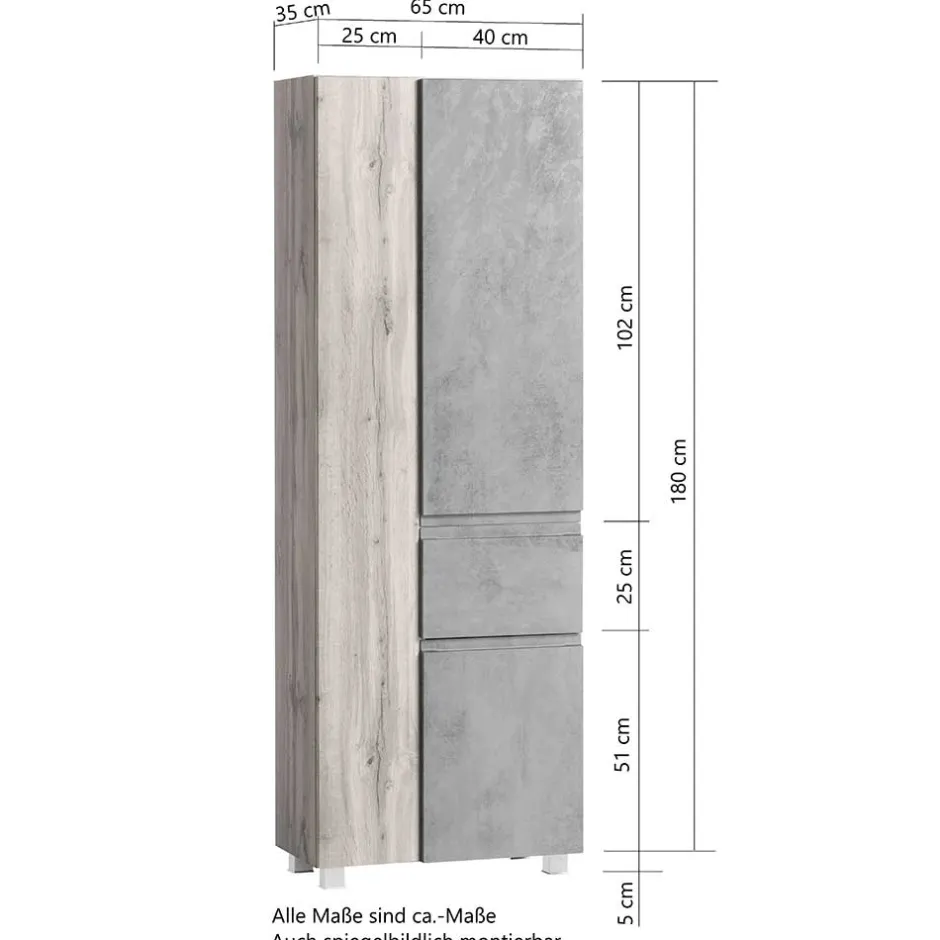 Pharao24 Bad Hochschrank Tagma> Bad Hochschränke|Badezimmerschränke